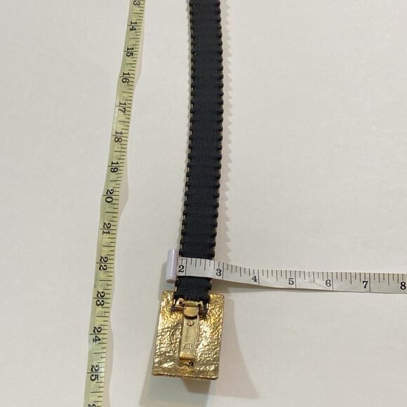 Vintage Metal Tone Gold Escale Elastic Belt main image 11